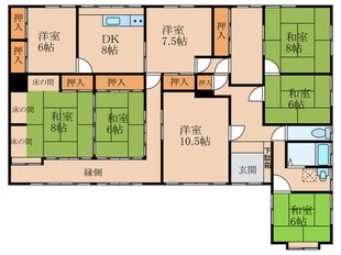 豊津戸建の物件間取画像